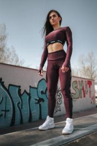 Fitness tights i et unik smukt design